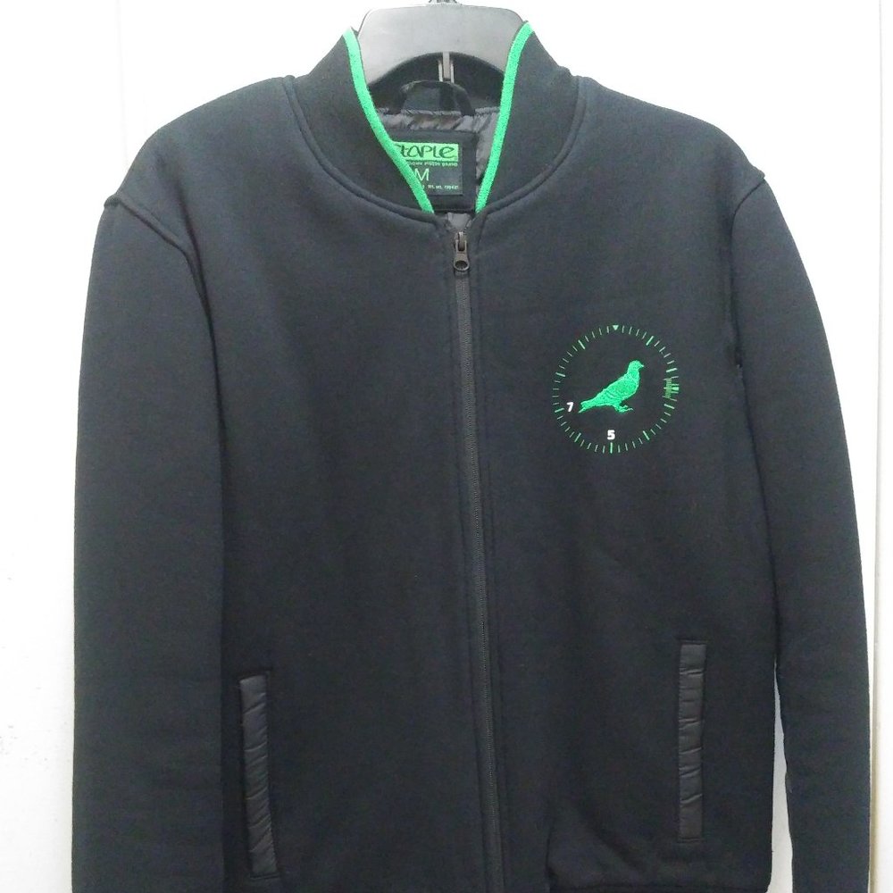 Staple Black and Green Bomber Jacket
